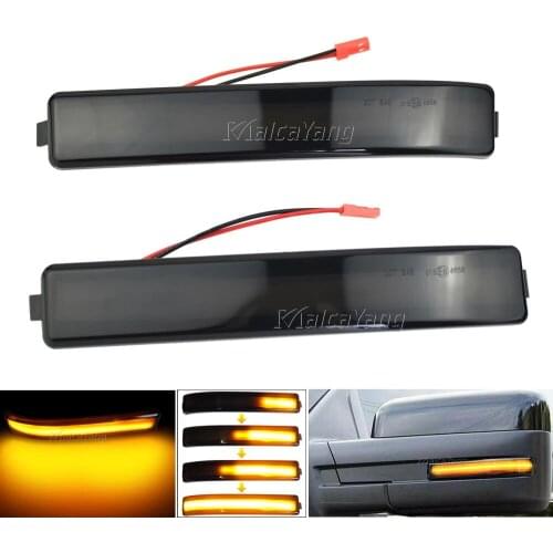 LED Dynamic Side Mirror Turn Signal Lights For Ford F150 F-150 2009-2014 SVT Raptor 2010-2014 Sequential Lamp Blinker Indicator