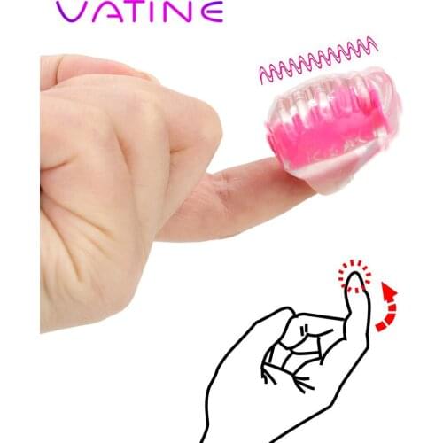 VATINE Clit Vibrators Sex Toys For Women Female Masturbation Oral Licking Erotic Clitoris Stimulator Finger Vibrator