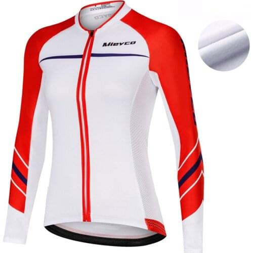Cycling Jersey Women Bicycle Team Winter Thermal Fleece Long Sleeve Warm Clothing Bike Sport Tops Windbreaker Mountain MTB Coat