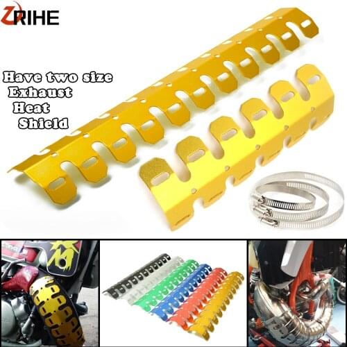 Motorcycle Exhaust Muffler Pipe Leg Protector Dirt Bike Heat Shield For 125EXC 200 EXC 250 EXC/EXCR 350 XCF-W 450 EXCR/XCRW