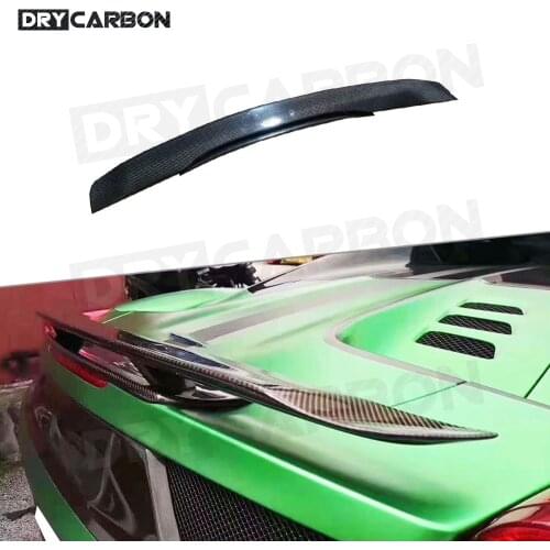Carbon Fiber Rear Trunk Double Layers Spoiler Wing Boot Lip for Ferrari 458 Italia Base Coupe Convertible 2 Door 2011-2013 FRP