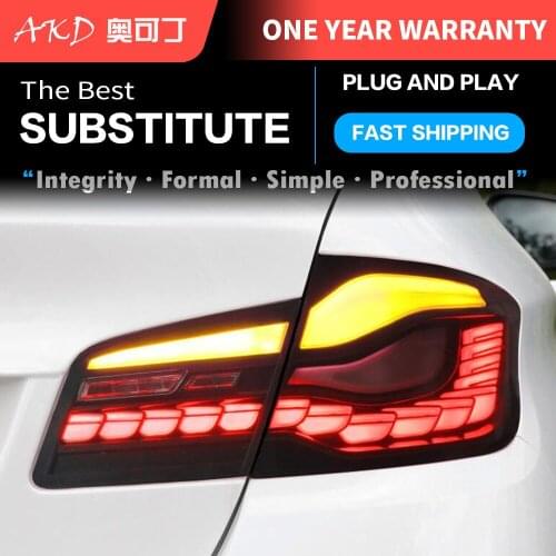 AKD Car Styling Taillights for BMW F10 F18 528i 530i 535i M5 GTS 2011-2017 LED Tail Light DRL Tail Lamp Turn Signal Rear Reverse