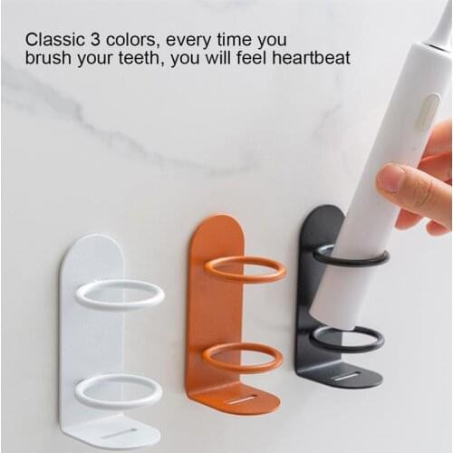 Toothbrush Storage Rack Wall Mounted Toothbrush Holder Iron Draining Bathroom Shelf Bathroom Accessories
