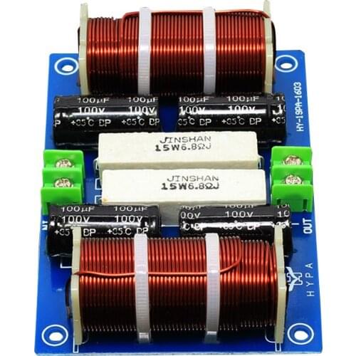 400W Strong Pure Bass Crossover 1 Way Woofer Subwoofer Speaker Filter Passive Subwoofer Frequency Divider Car Audio Home Theater