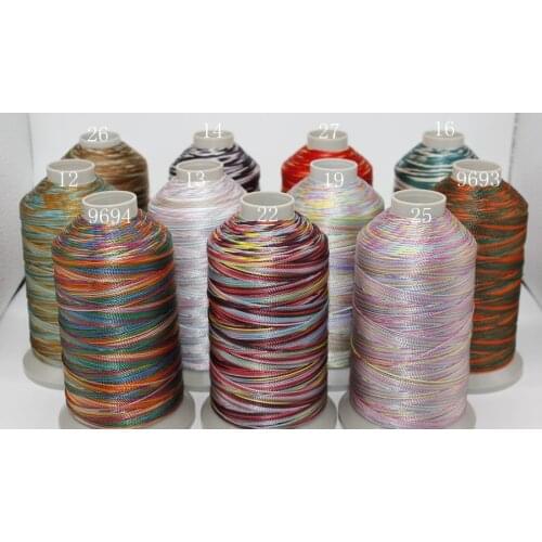 18stands weaving rope, colorful embroidery thread sewing line yarn thread for hand knot 450m