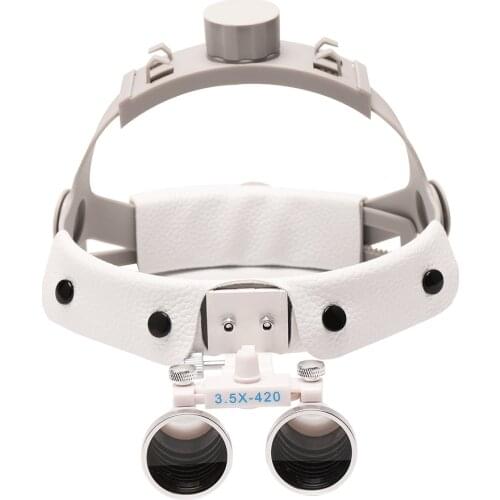 3.5X Dental Surgical Magnifier with Headband Binocular Loupes