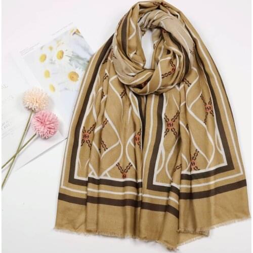 Brand new design brand cotton and linen scarf gradient fashion cloud starry sky all-match warmth sunscreen shawl head scarf0152