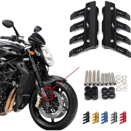 For MV Agusta brutale 920 BRUTALE920 Motorcycle CNC Accessories Mudguard Side Protection Block Front Fender Anti-Fall Slider