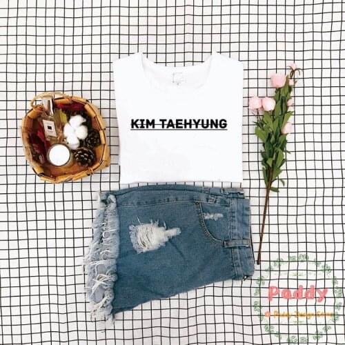 OKOUFEN ashion KIM TAEHYUNG t shirt women top mens shirt KPOP HIP HOP streetwear tee befree vogue aesthetic casual hot sale