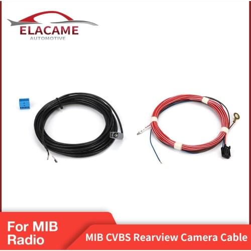 Rearview Camera Cable Hrness for VW MIB Car Radio RCD360 RCD330 RCD410