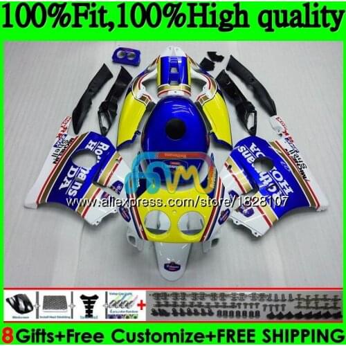 Injection Body For HONDA CBR 250RR 250R 250 RR 88 89 142BS.0 CBR250 RR MC19 MC 19 CBR250RR 1988 1989 OEM Fairings Rothmans Blue