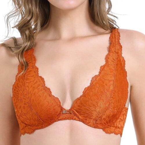 Lace Brassiere Plus Size Women Bra Seamless Wire Free Lingerie Sexy Padded Pitted Bralette бюстгалтер