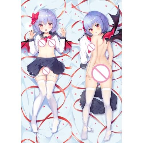 Cirnos Store Original touhou Project sexy loli girl pillow cover body Pillowcase JK remilia scarlet Dakimakura