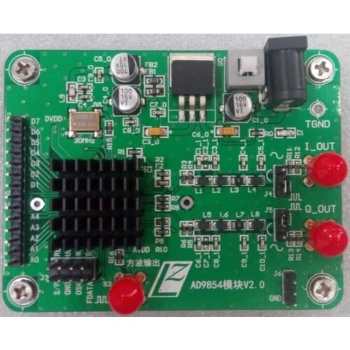 AD9854 module high speed DDS module provides test program, 13 E frequency characteristic supporting module