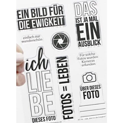 German Transparent Clear Silicone Stamp/Seal for DIY scrapbooking/photo album Decorative clear stamp sheets B0147