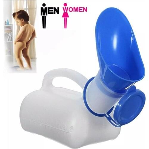 1000ML Female Mobile Toilet Car Travel Portable Toliet Camping Toilet Reusable Mobile Toilet Bottle Outdoor Male Female Urinal