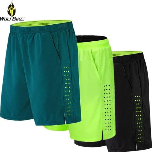 Wolfbike Gel Padded Underwear Cycling Shorts Men Rain Resistance Breathable Off Road MTB Bike Wear Bicycle Sports Downhill Short