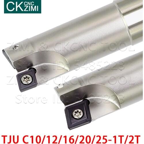 TJU 100-250mm 1T 2T Tool TJUC16-17-150-2T Mill Cutter Milling Machine boring bar Drilling Milling Cutter for Inserts CCMT 060204