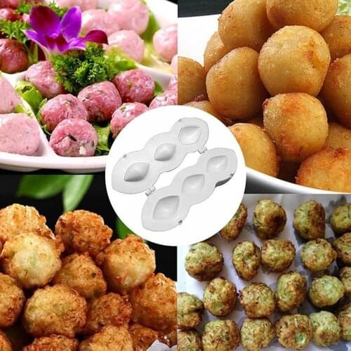 Convenient Kitchen Meatball Maker Mold Kibbeh Maker Press Minced Meat Processor Cake Desserts Kitchen Tools Home Meat Pie