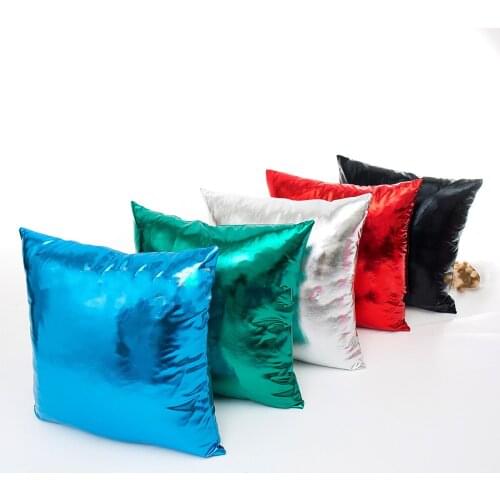 New Solid Glittering Throw Pillow Cover Decorative Shiny Summer Cushion Covers Waterproof Sofa Living Room Home Decor