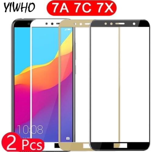 YIWHO Screen Protectors For Huawei Honor 7C