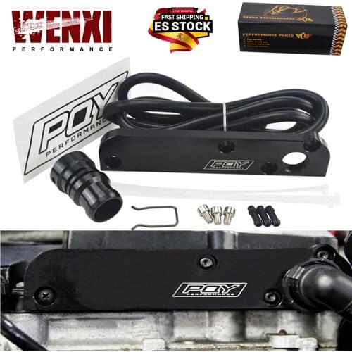 Billet PCV Delete Plate Kit Revamp Adapter for Volkswagen(VW)/Audi/SEAT/Skoda EA113 Engines with PQY logo WX-TSB01