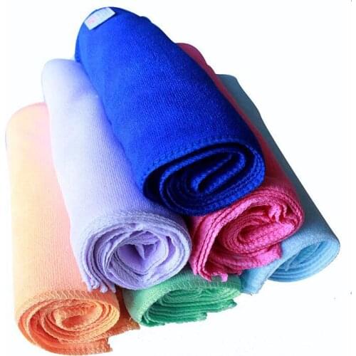 100pcs Square Soft Microfiber Towel Car Cleaning Wash Clean Cloth Microfiber Care Hand Towels House Cleaning