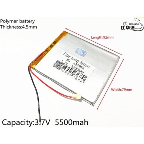 3.7V 5500mAH 457992 Li-ion Polymer lithiumion battery for 7 8 9 inch tablet PC D70pro