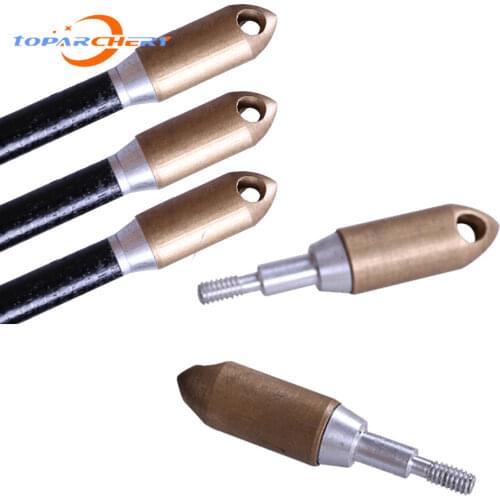 Archery Broadheads Golden Whistle Screw Shooting Arrow Tips for Compound Bow and Crossbow