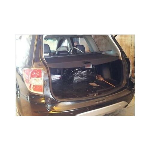 Trunk Shade BLACK Rear Cargo Cover For Subaru Forester 2009 2010 2011 2012