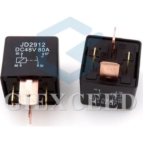 DC 12V-60V Car Truck Relay Copper feet Long Life 80A 4 Pin Vehicle Automotive relay