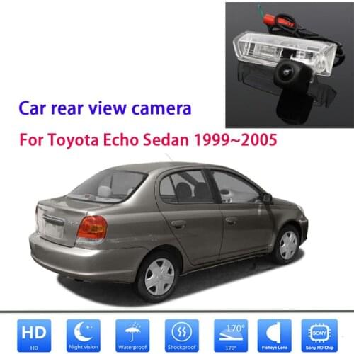 For Toyota Echo Sedan Wireless Camera 1999~2005 Car Rear View Camera Full HD CCD Night Vision-Parking Camera
