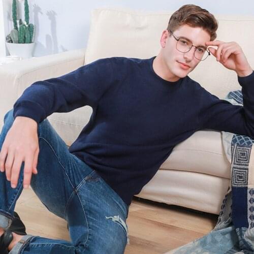 Elastic Warm Innerwear Top Casual Solid Color Thermal New-coming Autumn Winter Men Indoor Seamless