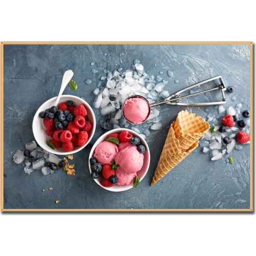 Food Painting Fruit Poster Coffee Wall Art Canvas Picture Tea Wine Kitchen Decoracion Wall Painting Home Decor