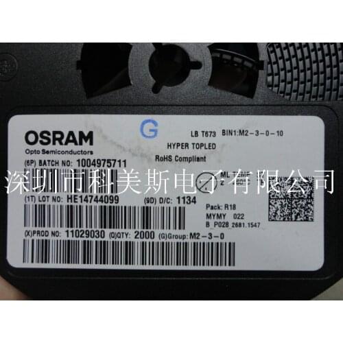 LBT673-M2P1-25 OSRAM OSRAM TOP 3528 new original authentic blue