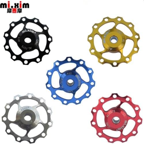 Mi.xim 11T Bicycle Jockey Wheel Pulley 7/8/9/10/11 Speed Rear Derailleur Fit For SHIMANO & SRAM Aluminum Alloy Jockey Wheel