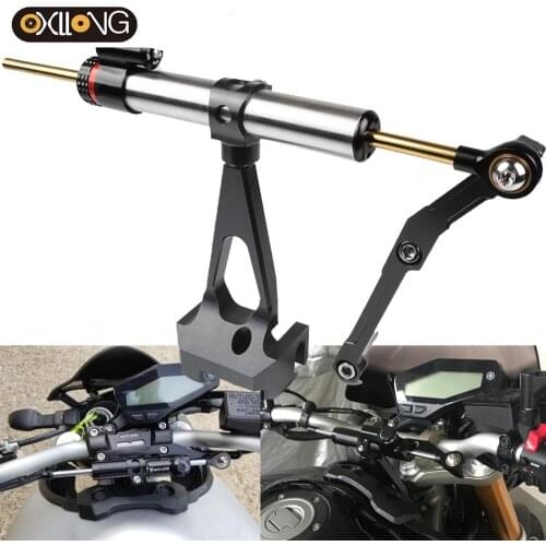 MT-09 FZ-09 Stabilizer Steering Damper Mounting Bracket Support Kit Safety Control For YAMAHA MT09 FZ09 2013-2016 2017 2018 2019