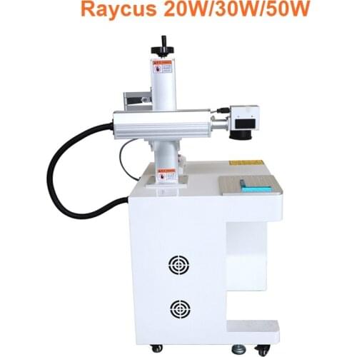 Cheap price 20W 30W 50W metal fiber laser marking machine with Raycus laser brand optional for sale