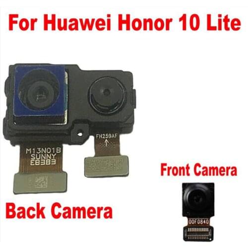 Original LTPro Working Small Facing Front Camera For Huawei Honor 10 Lite / Honor10 Youth Big Main Rear Back Camera Flex Cable