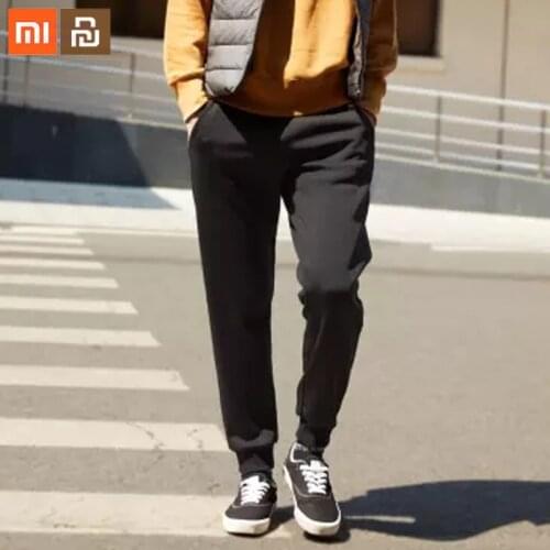 Original xiaomi fleece knit trousers mens anti-splash anti-static casual pants sports pants smart home