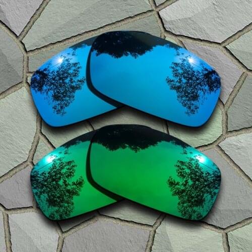 Sky Blue&Jade Green Sunglasses Polarized Replacement Lenses for Oakley X Squared