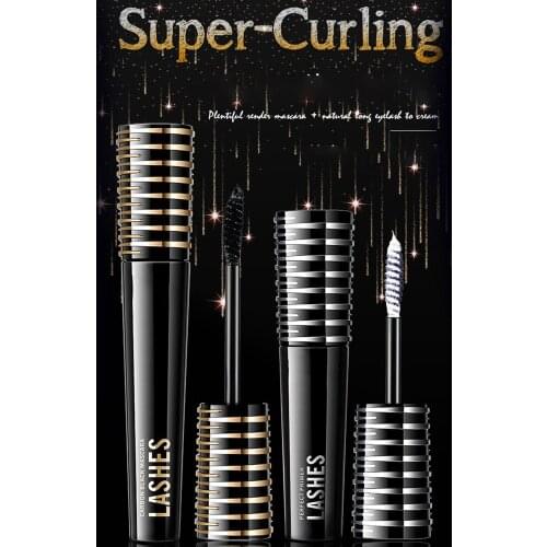 Pudaier Mascara Long curling encryption lengthening rimel Long lasting nature mascara mascara waterproof rimel 3d