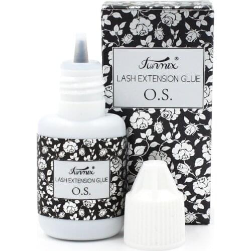 Funmix Eyelash Glue Long-lasting Waterproof 10ml Lashes Glue 1-2s fast drying eyelash extensions glue