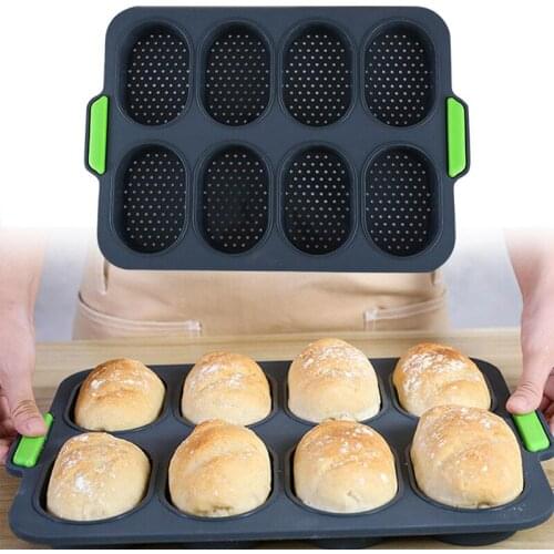1pcs Silicone Mold French Bread Baking Mold Bread Baking Tray Nonstick Cake Baguette Mold Pans Bread Baking Tools