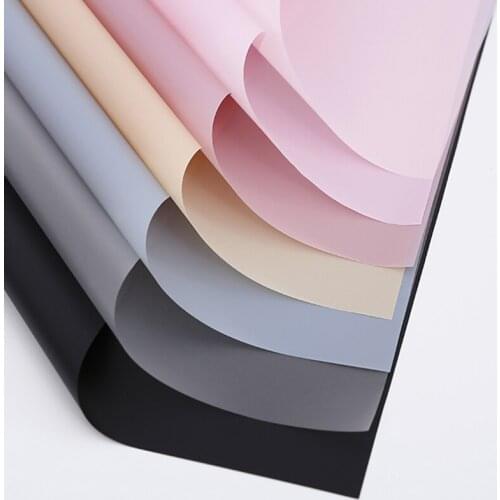 20pcs/lot Flower Wrapping Paper Craft Paper Cellophane WaterProof Flower Shop Bouquet Gift Decoration Wrapper Craft Paper