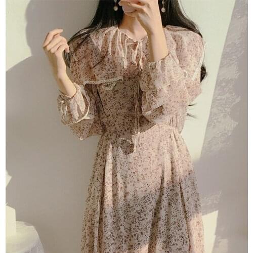 2020 New Arrive Spring Maternity Dress Woman Cute Chiffon Large Size Dresses Pregnant Woman Clothing MD-02622
