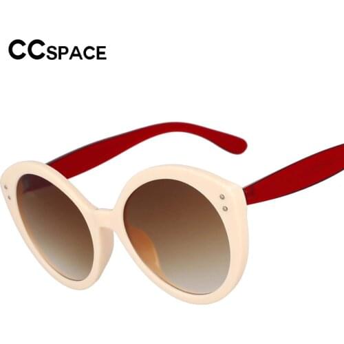 53293 Cat Eye Round Frame Classic Ladies Sunglasses Decorative Vintage Womens Sunglasses UV400