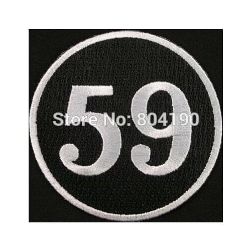 59 Club Patch Fifty Nine Club Cafe Racers Outlaw MC Embroidered Motorcycle Biker Vest Patch SEW ON IRON ON Badge