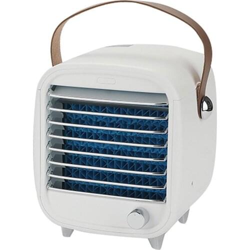 80% Dropshipping!Portable Mini Air Conditioner USB Home Office Purifier Night Light Cooling Fan