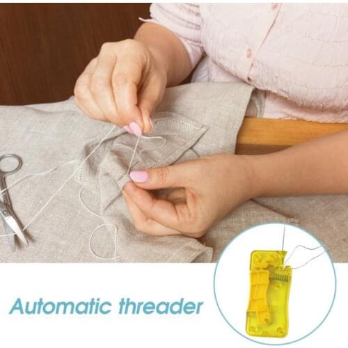 1pc Automatic Sewing Needle Device Needle Threader Hand Sewing Needle Threader Stitch Insertion Sewing Tool Accessories